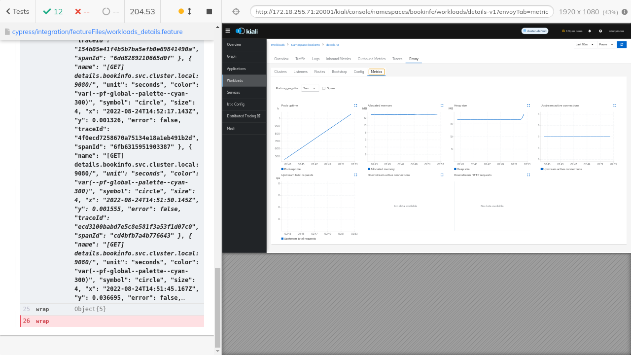 [CI] Test flake - workload details · Issue #5407 · kiali/kiali · GitHub