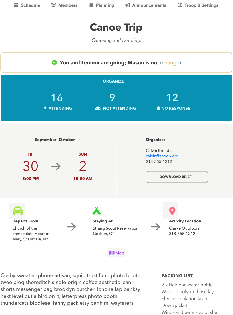 Event page UI refactor · Issue #452 · scoutplan/scoutplan · GitHub