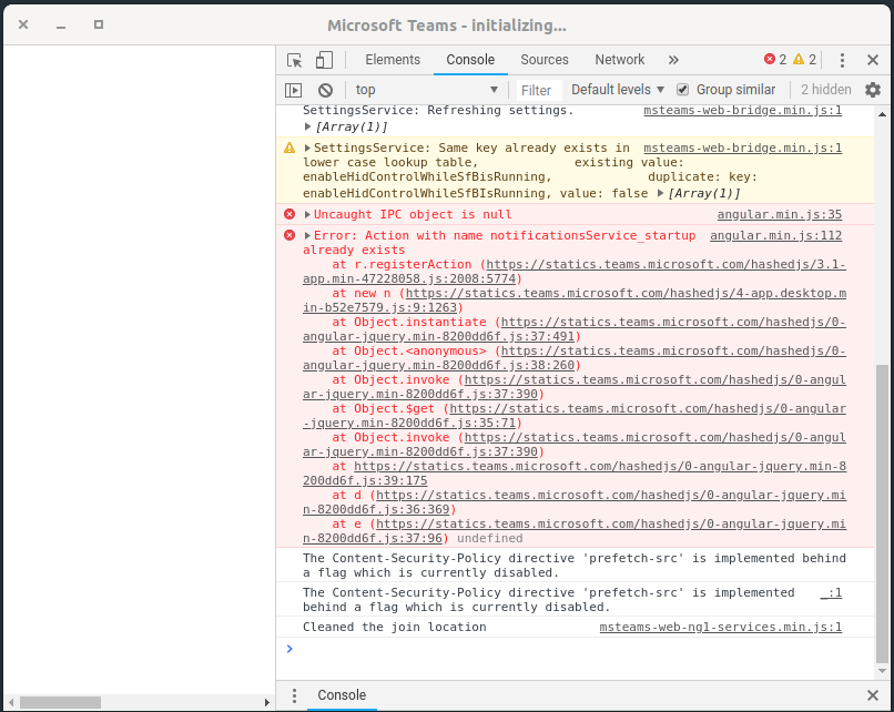 App doesn't start at all · Issue #222 · IsmaelMartinez/teams-for-linux ...
