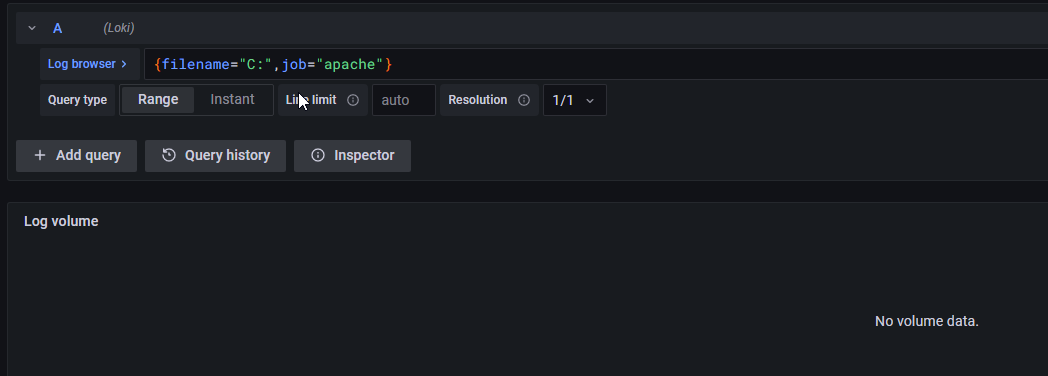 Loki: If label value includes backslash it is not escaped and query is ...
