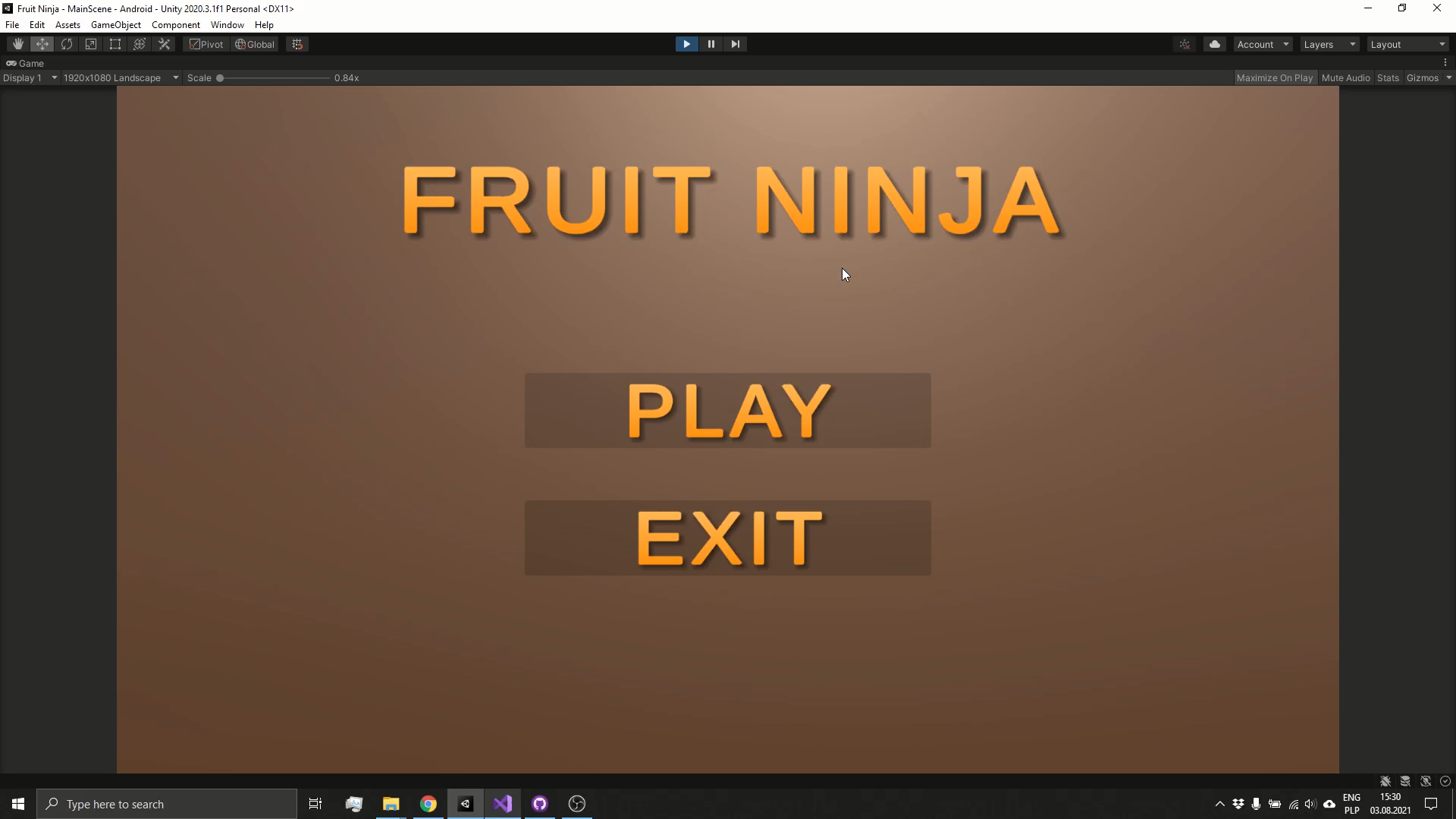 GitHub - PrzemekBarczyk/unity-android-fruit-ninja · GitHub