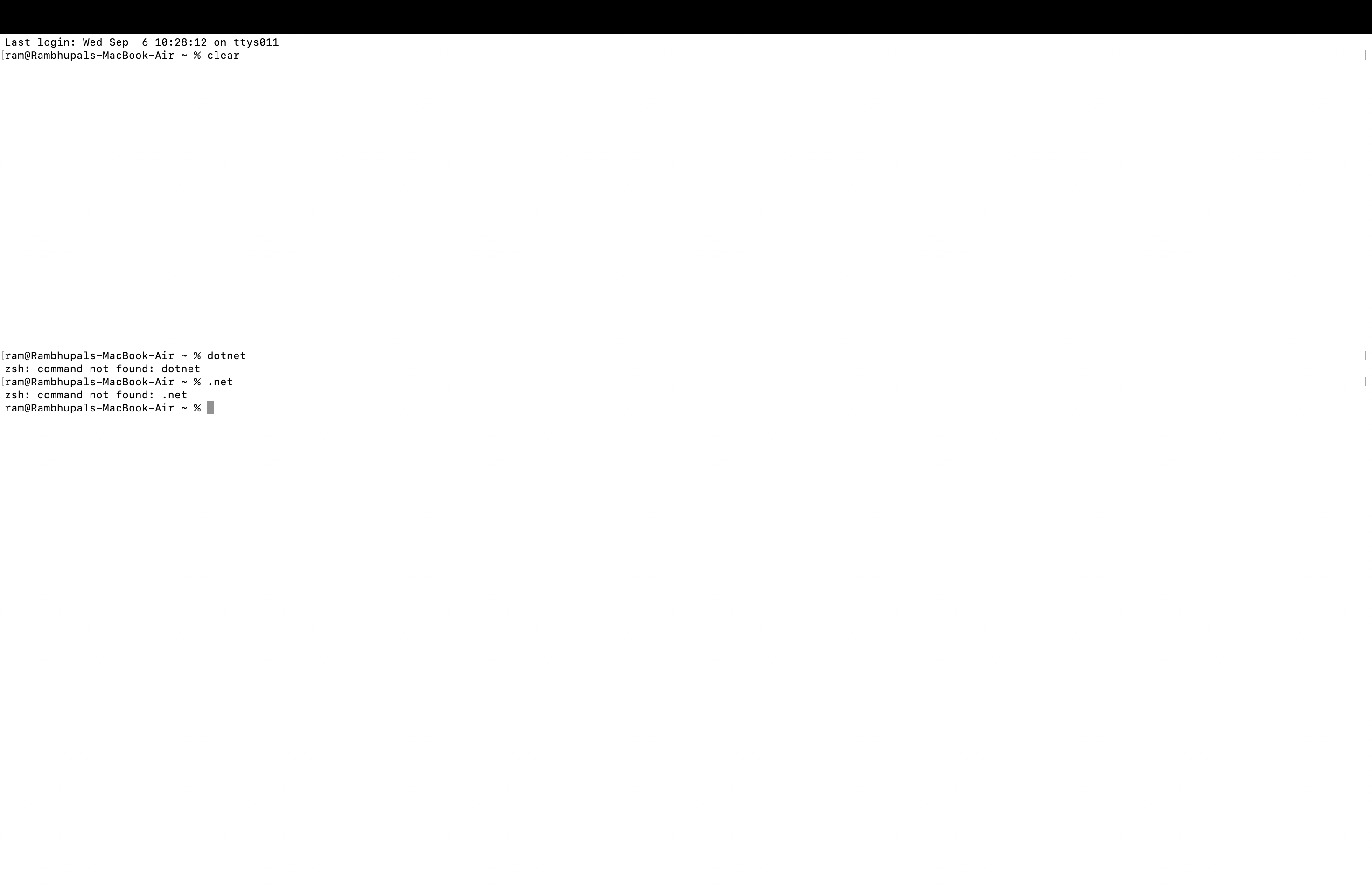 Zsh command not found dotnet issue 8740 dotnet core github