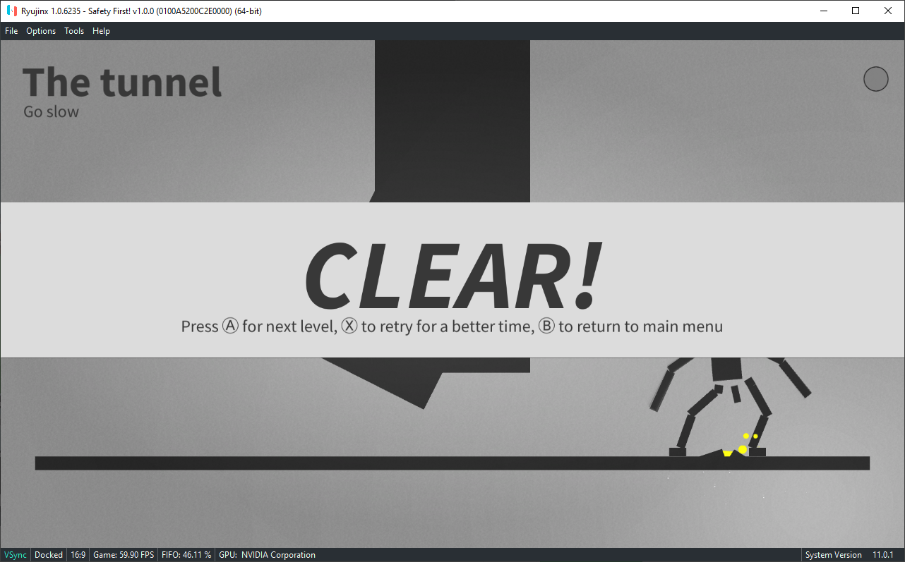 Safety First! 0100A5200C2E0000 · Issue 395 · Ryujinx/RyujinxGamesList · GitHub