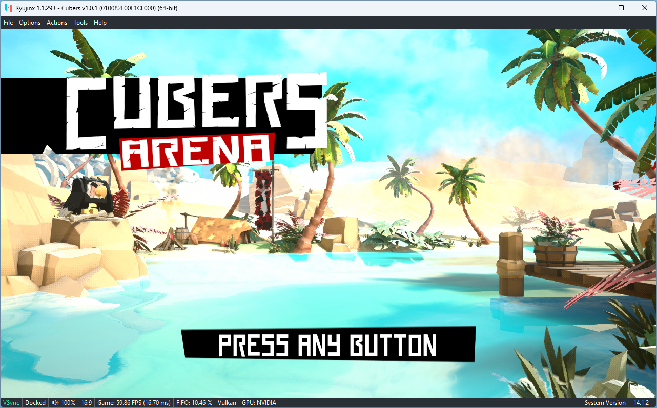 Cubers Arena 010082E00F1CE000 · Issue 2480 · Ryujinx/RyujinxGames