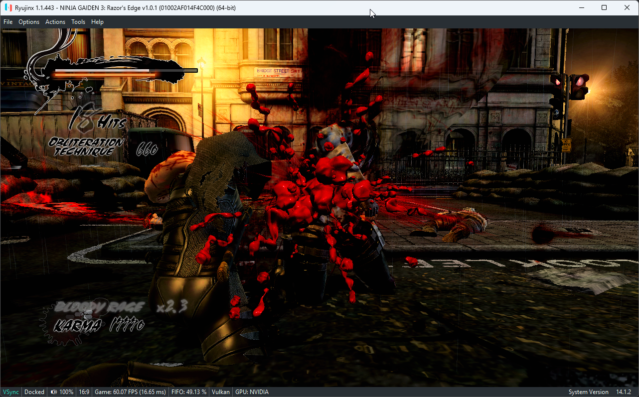 NINJA GAIDEN 3: Razor's Edge - 01002AF014F4C000 · Issue #4141 ·  Ryujinx/Ryujinx-Games-List · GitHub