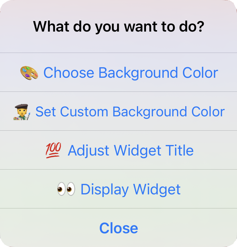 next birthday script settings