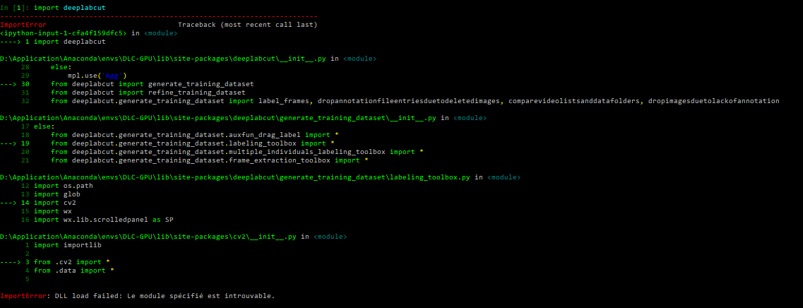 Issues with DLL load · Issue #622 · DeepLabCut/DeepLabCut · GitHub
