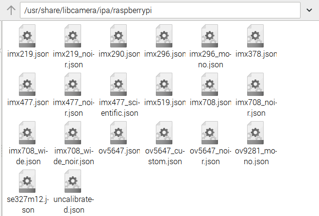 [HOW-TO] load all parameters of the specific .json file of your camera ...