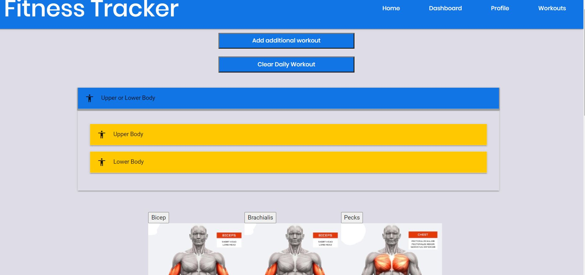 GitHub - evandev01/fitness-tracker: Application for setting and ...