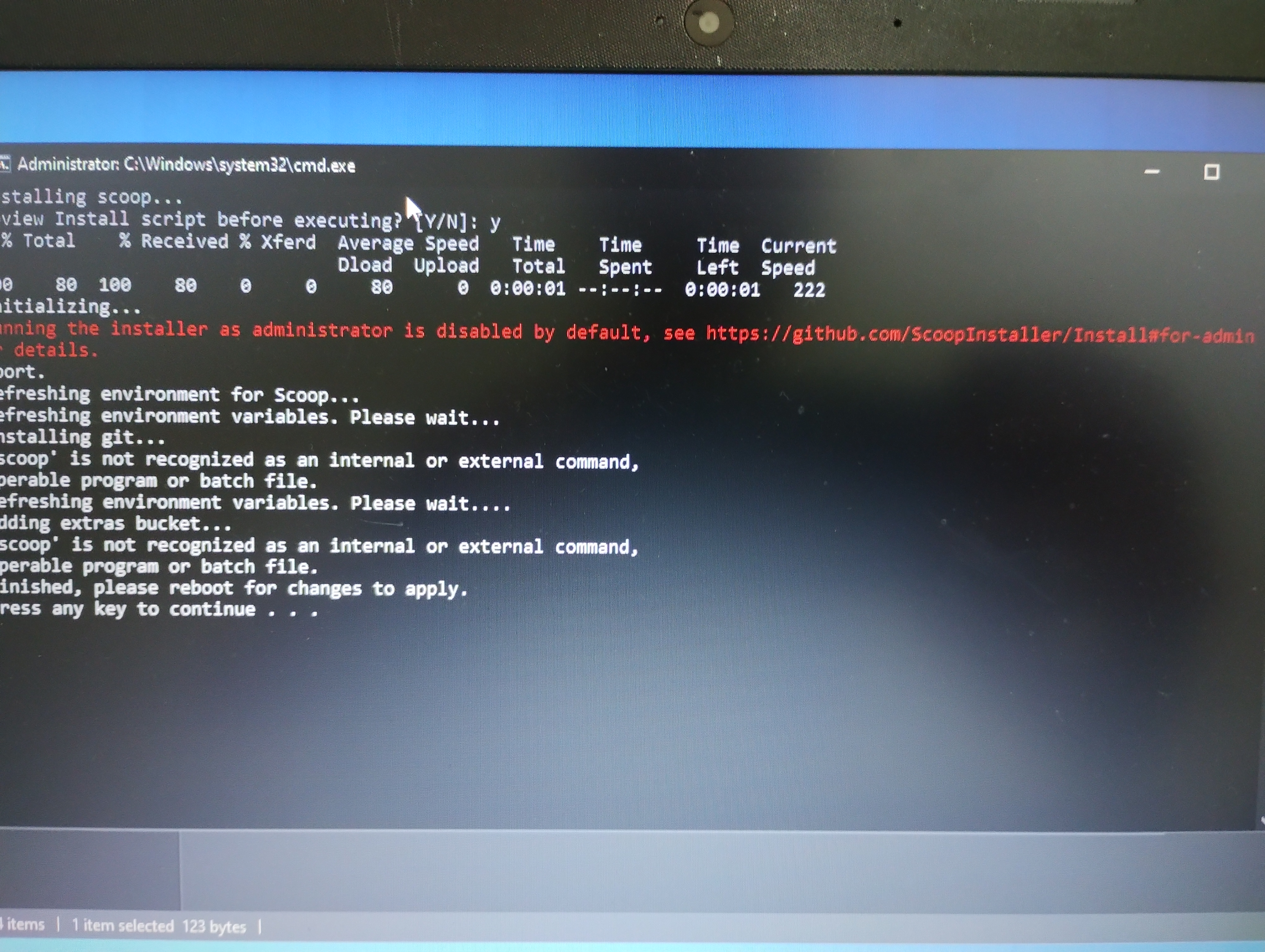 can't install scoop · Issue #296 · Atlas-OS/Atlas · GitHub