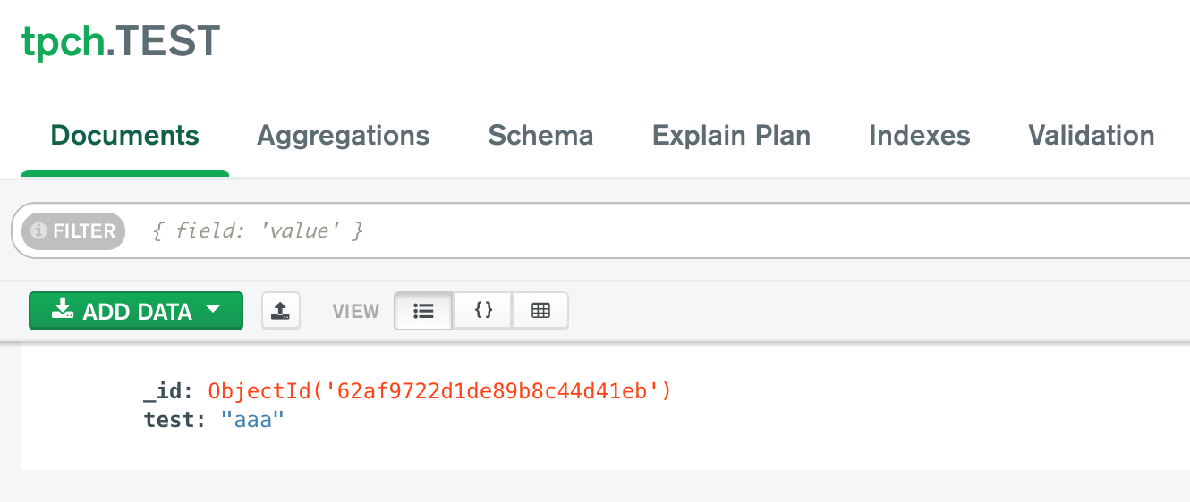 MongoDB connector returns no column for uppercase table names when case