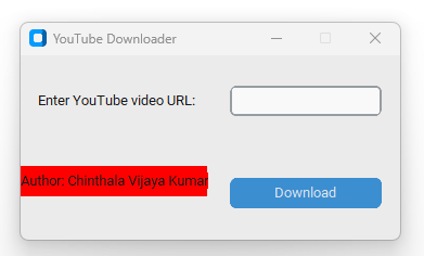 GitHub - vijayakumarchinthala/youtube-video-downloader-using-python ...