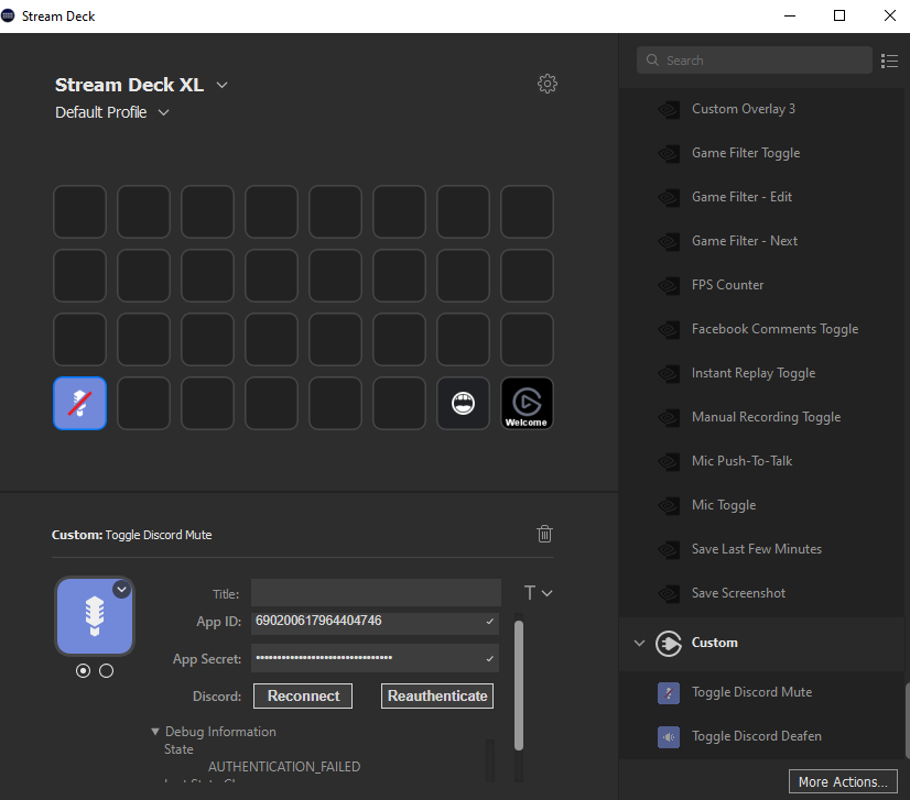 Authorization failed · Issue #19 · fredemmott/StreamDeck-Discord · GitHub