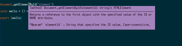 Cannot open documentation hover in Rust, works in JS · Issue #1175 ...
