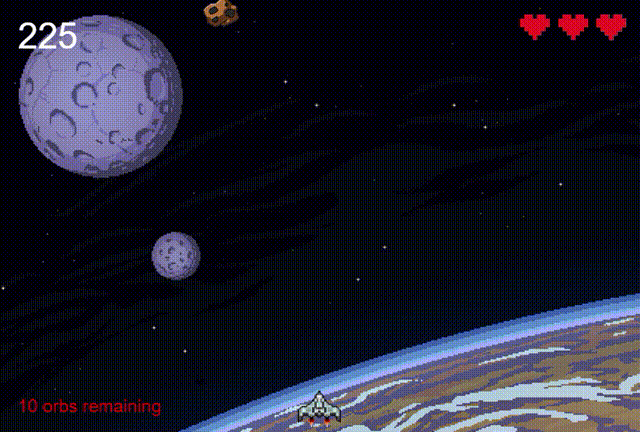 GitHub - caioreigot/space-shooter: Arcade-style shooting game with ...