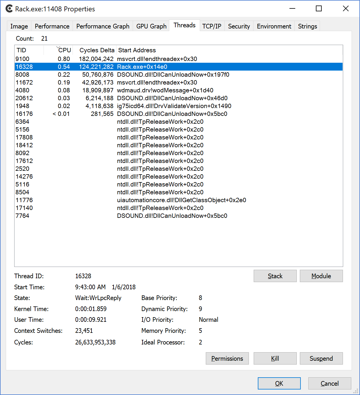 cpu with audioio