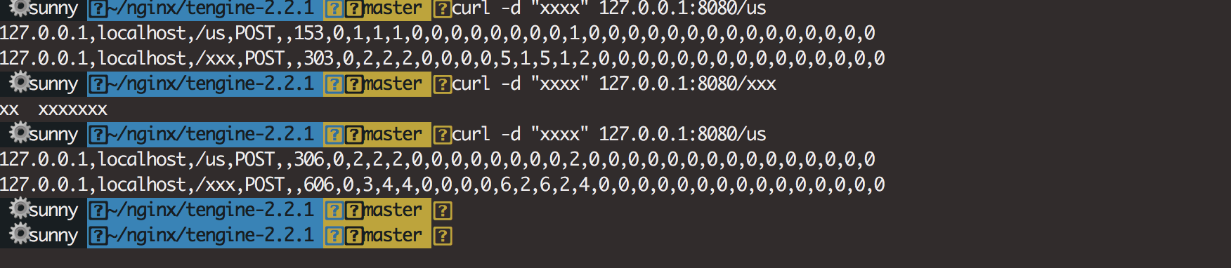 reqstat 2.2.1 版本下统计异常 · Issue #1175 · alibaba/tengine · GitHub