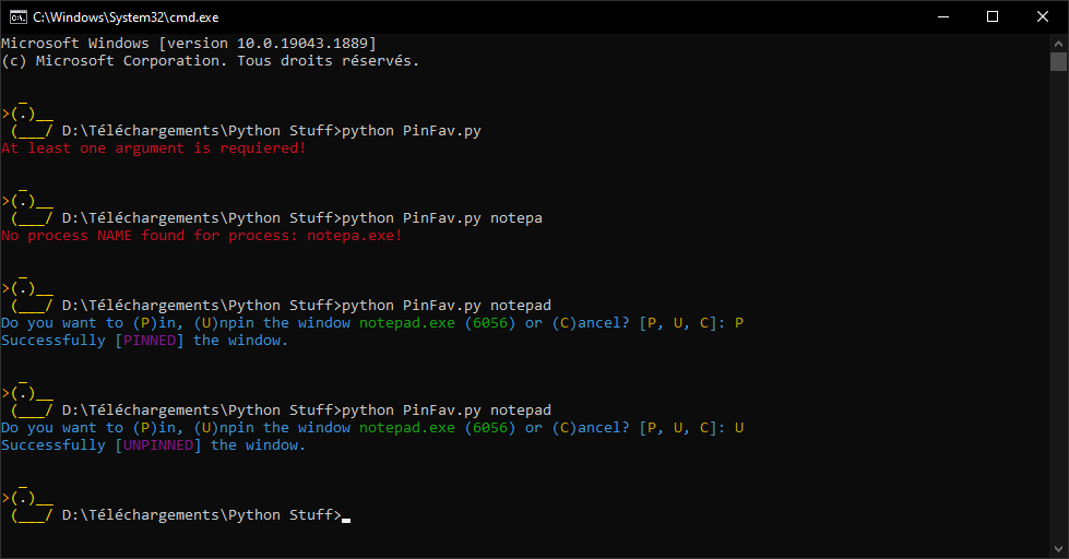 GitHub - BUZZARDGTA/PinFav-python: Pin your favorite window to the ...