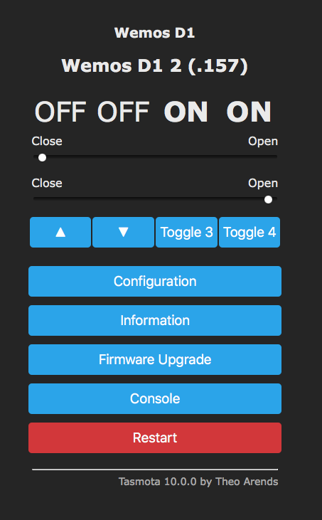 Tasmota Integration not recognizing 2nd cover on ESP Device · Issue ...