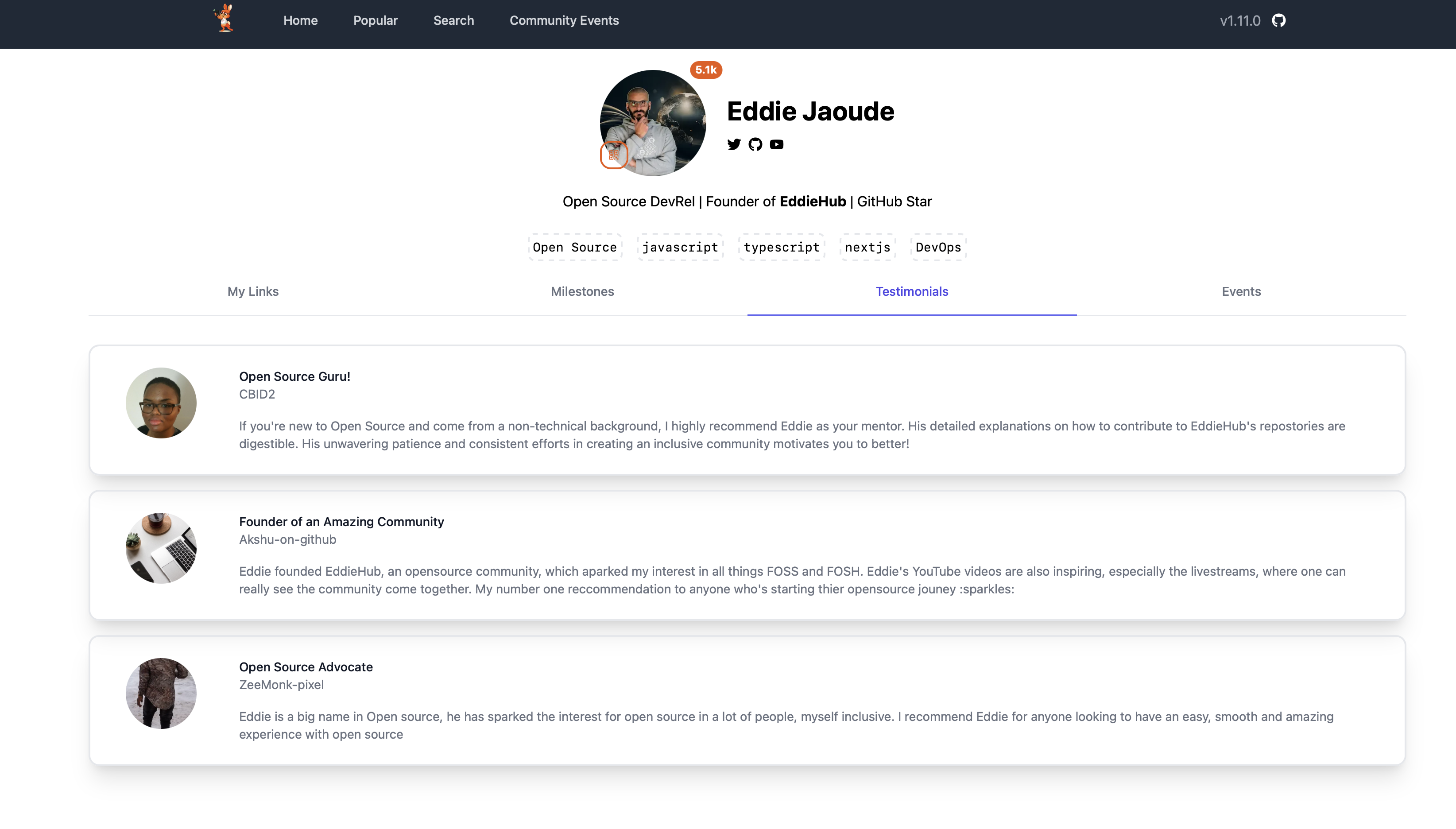 [FEATURE] GitHub Action to display LinkFree testimonials in our GitHub ...