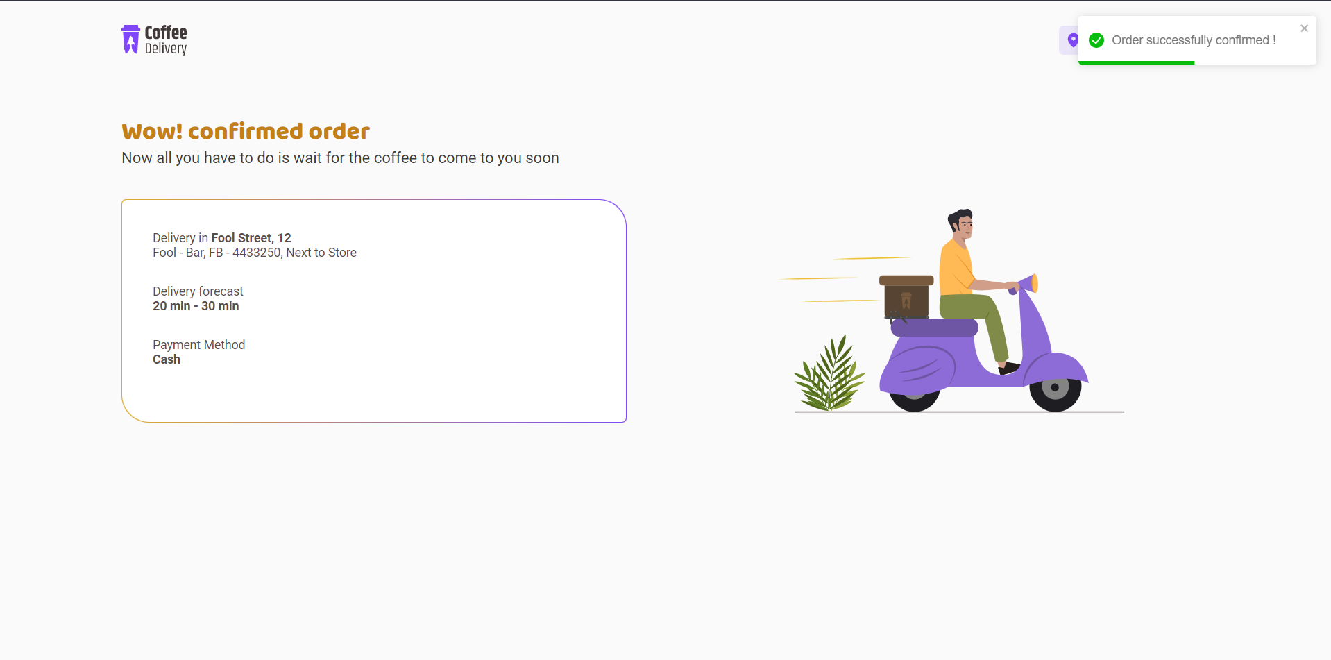 GitHub - devpedrodiass/Coffee-Delivery: ☕ Coffee Shop React | Ignite ...