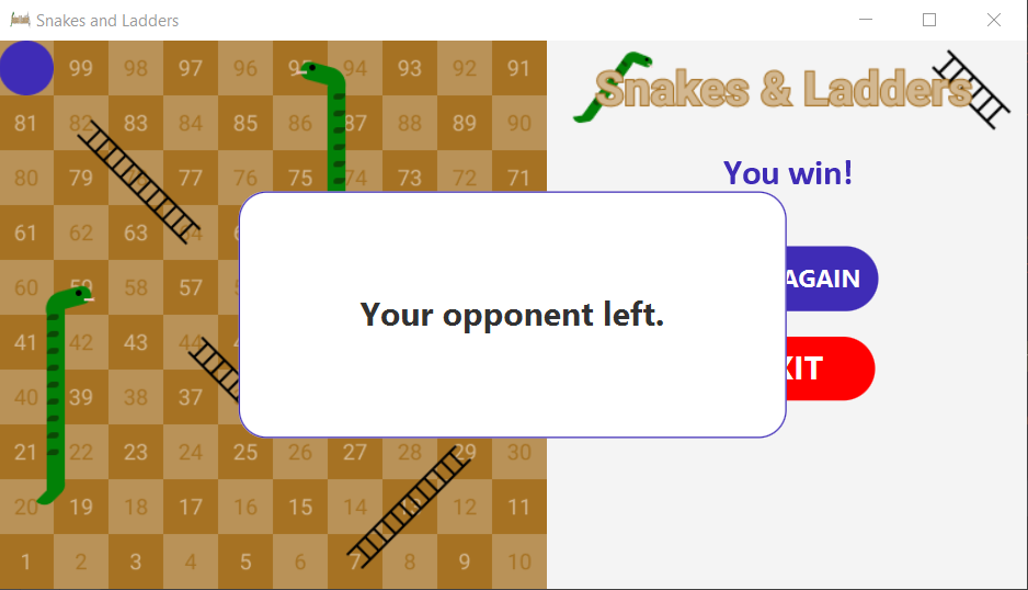 GitHub - justynadudar/SnakesAndLadders