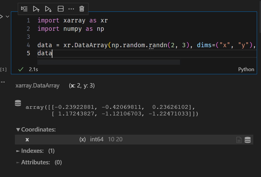Xarray DataArray And Dataset HTML Representation Issue 164 Xarray DataArray And Dataset HTML Representation Issue 164