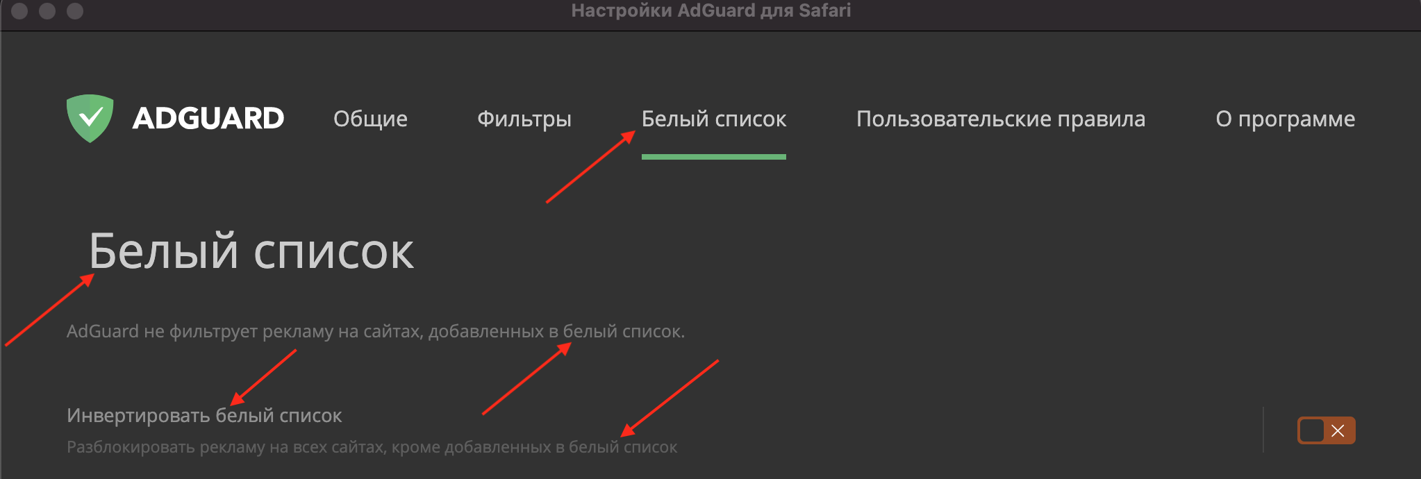 Белый список