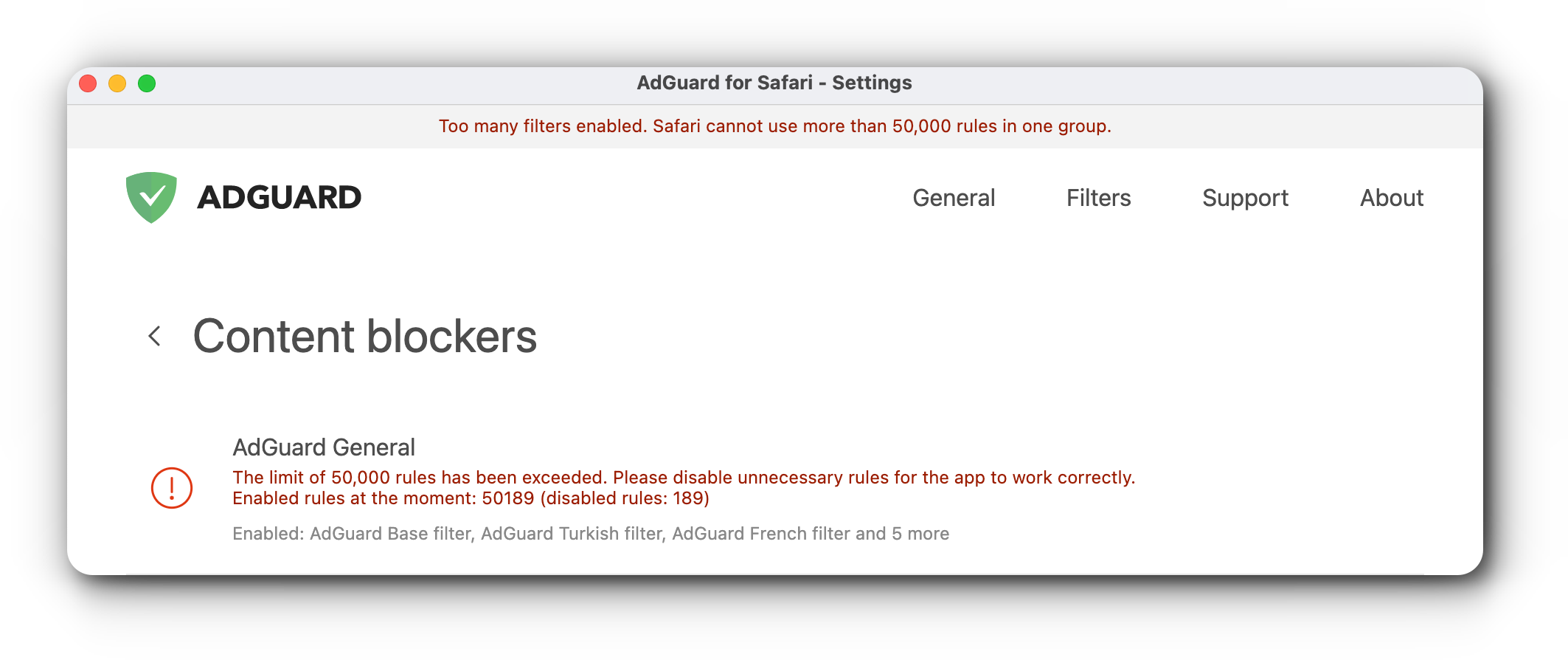 0 Content blockers