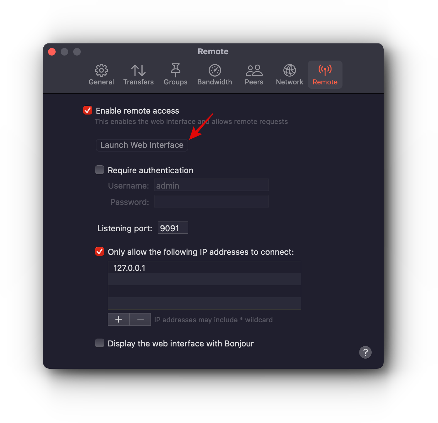 The "Launch Web Interface" button is hard to see · Issue #1940 ...