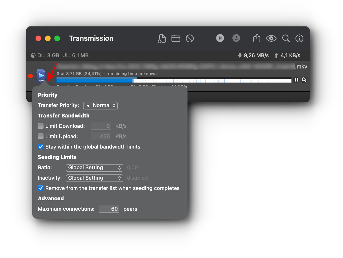 macOS Improve A dropdown list box №2 · Issue 3293 · transmission