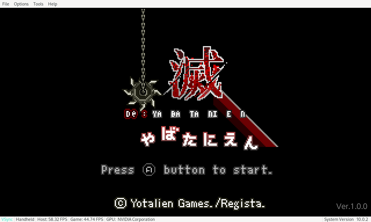 DeYABATANIEN 01003F80133CC000 · Issue 1345 · Ryujinx/RyujinxGames