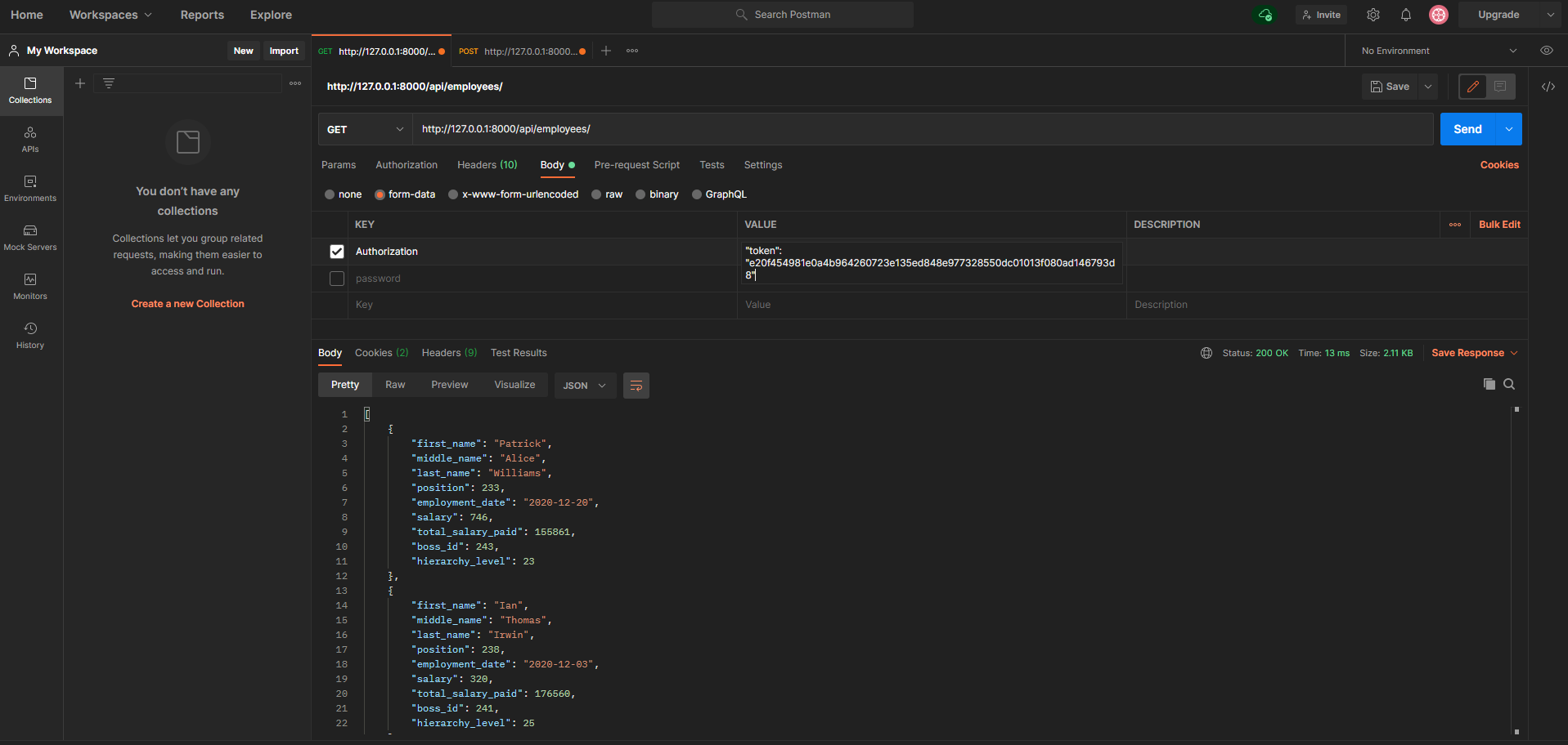 GitHub - bisuMei/TestTaskApi