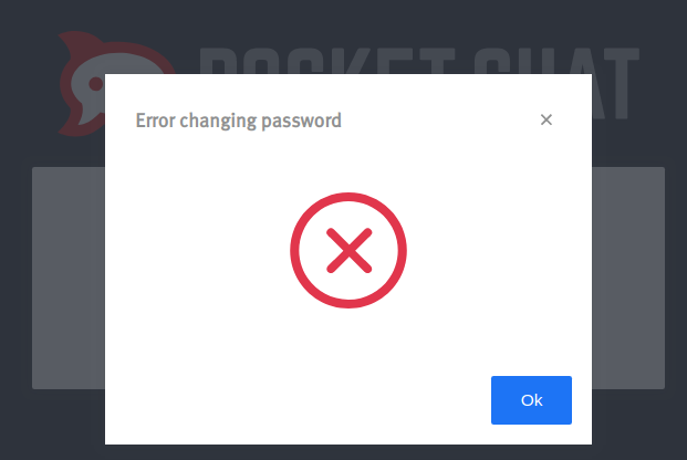 [BUG] Reset pass show error popup although password changed successful ...