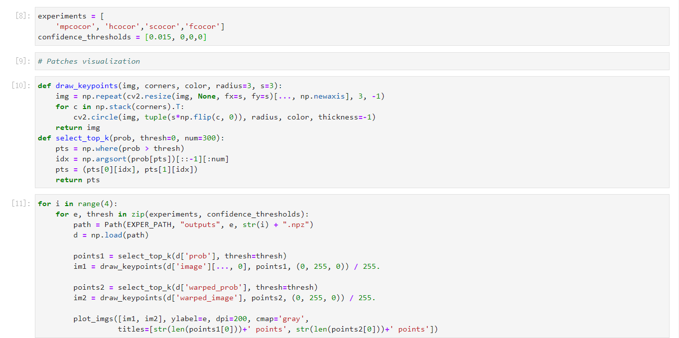 About the step 2 · Issue #149 · rpautrat/SuperPoint · GitHub