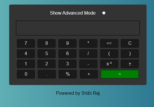 GitHub - shibiraj56/Scientific-Calculator