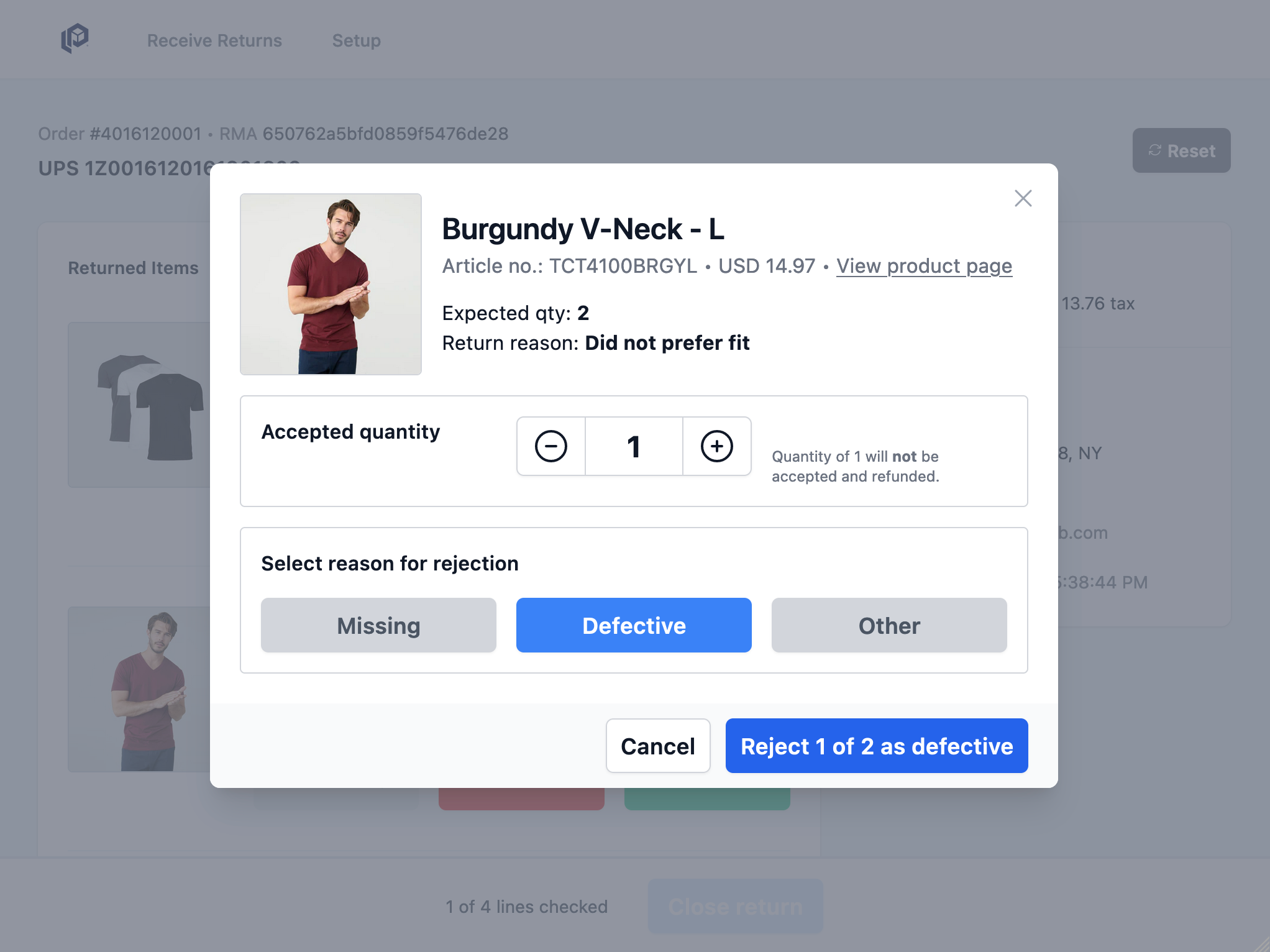 GitHub - parcelLab/returns-receive-ui: Simple UI to accept or reject ...