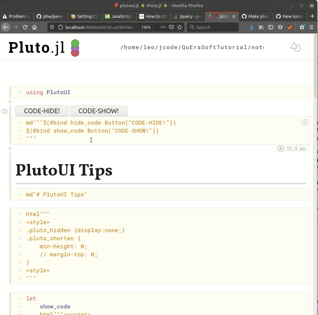 plutoui-issue