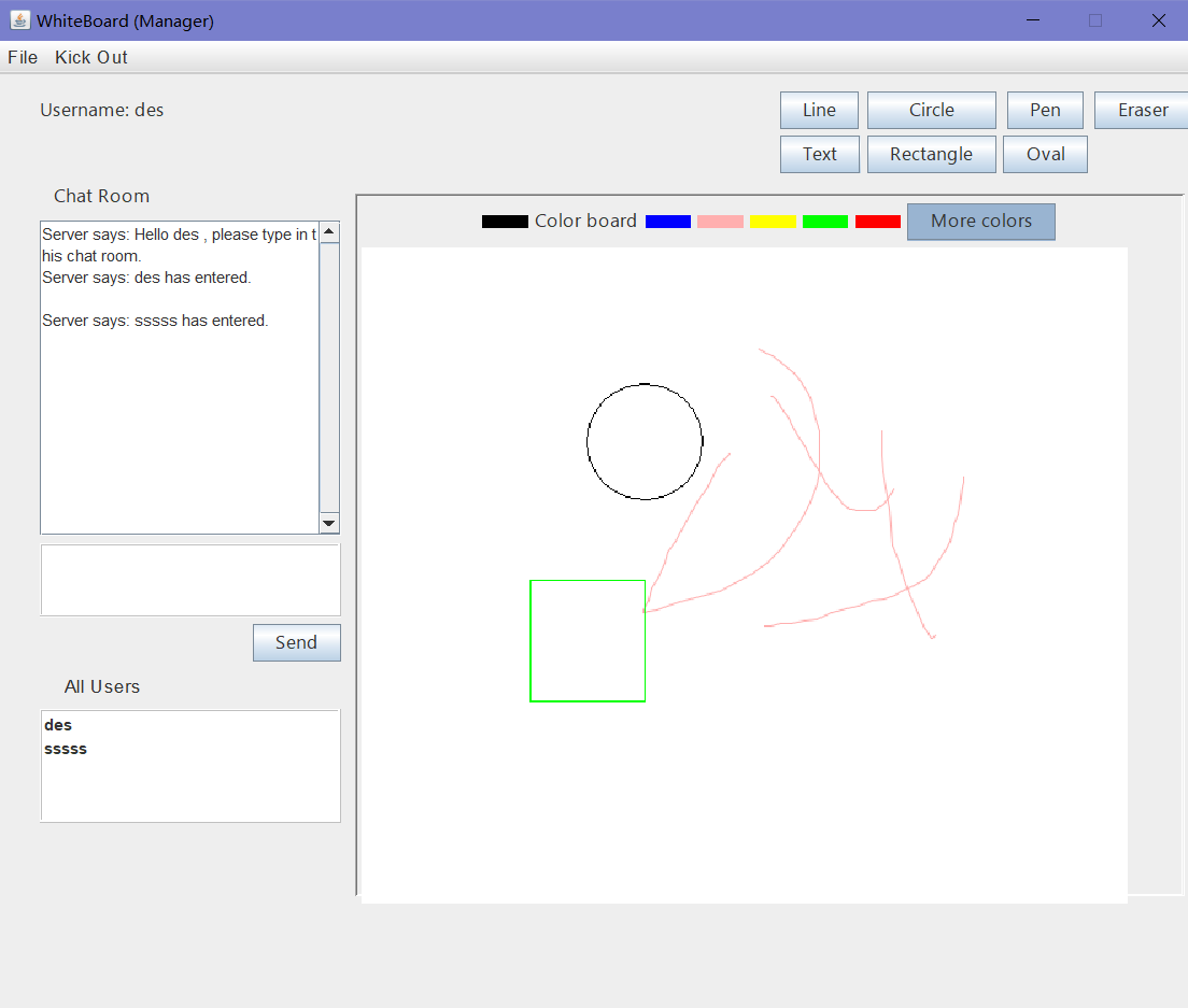 GitHub - Yuqing-muse/Shared-Whiteboard: This project designs and ...