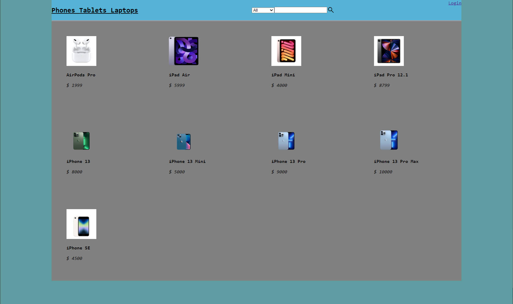 GitHub - chung1016/OnlineShopWeb: Simulating a simple online shop with ...