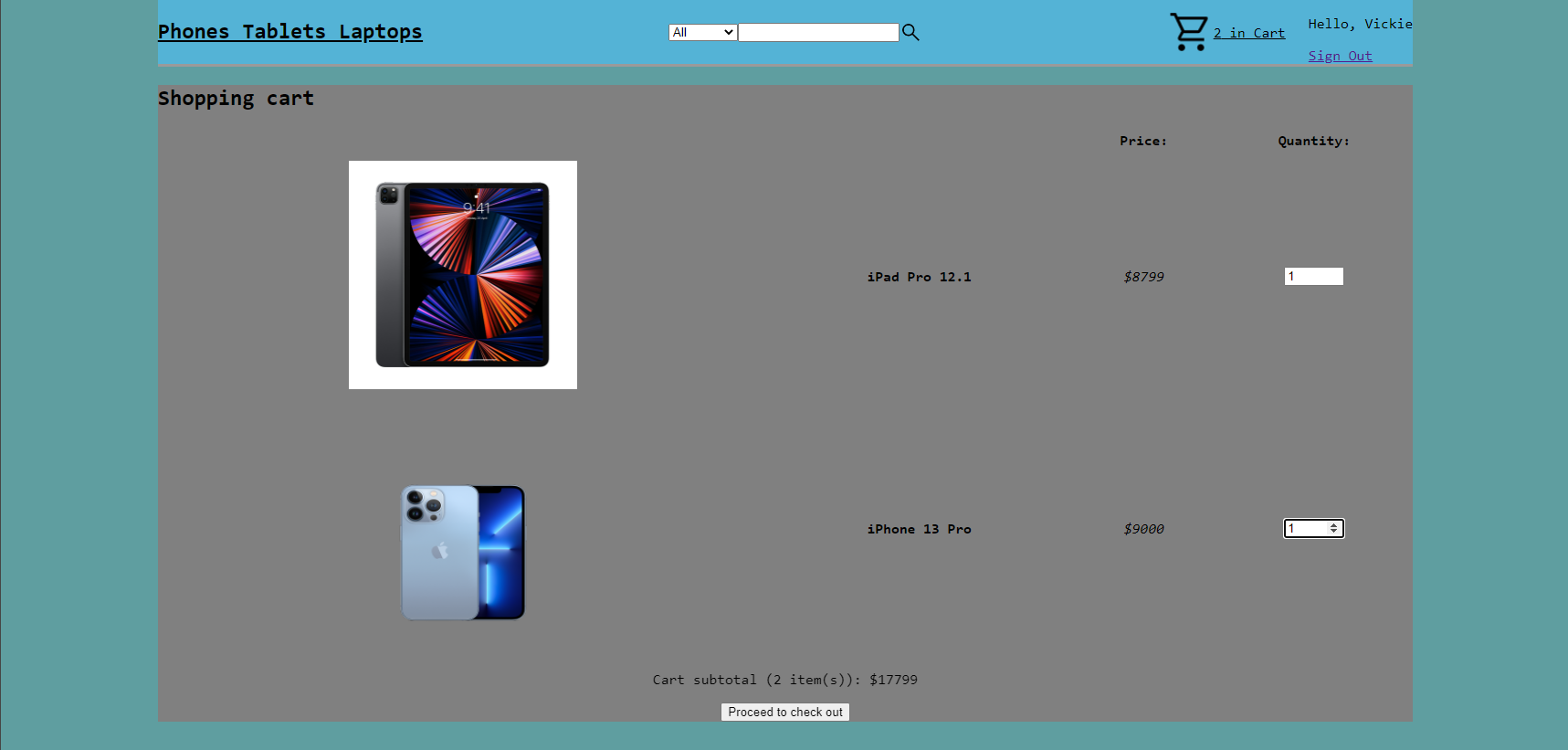 GitHub - chung1016/OnlineShopWeb: Simulating a simple online shop with ...
