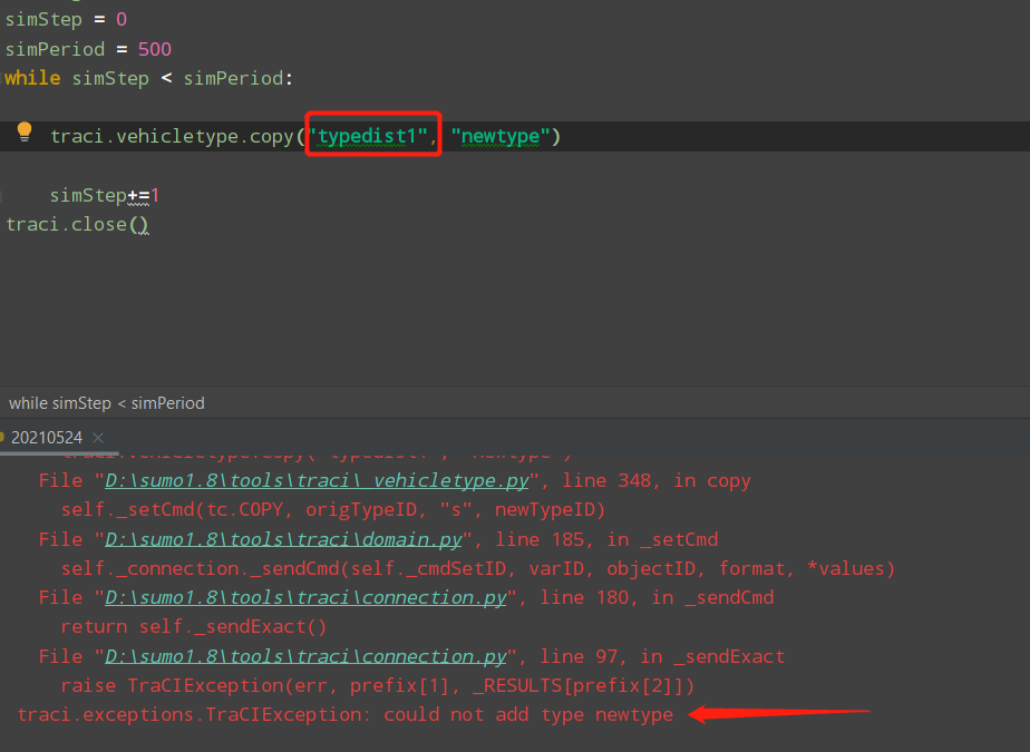About traci.vehicletype.copy() · Issue #8673 · eclipse-sumo/sumo · GitHub