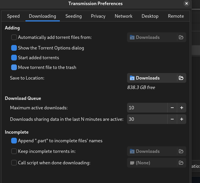 dark mode is missing in transmissiongtk 4.0.1 · transmission