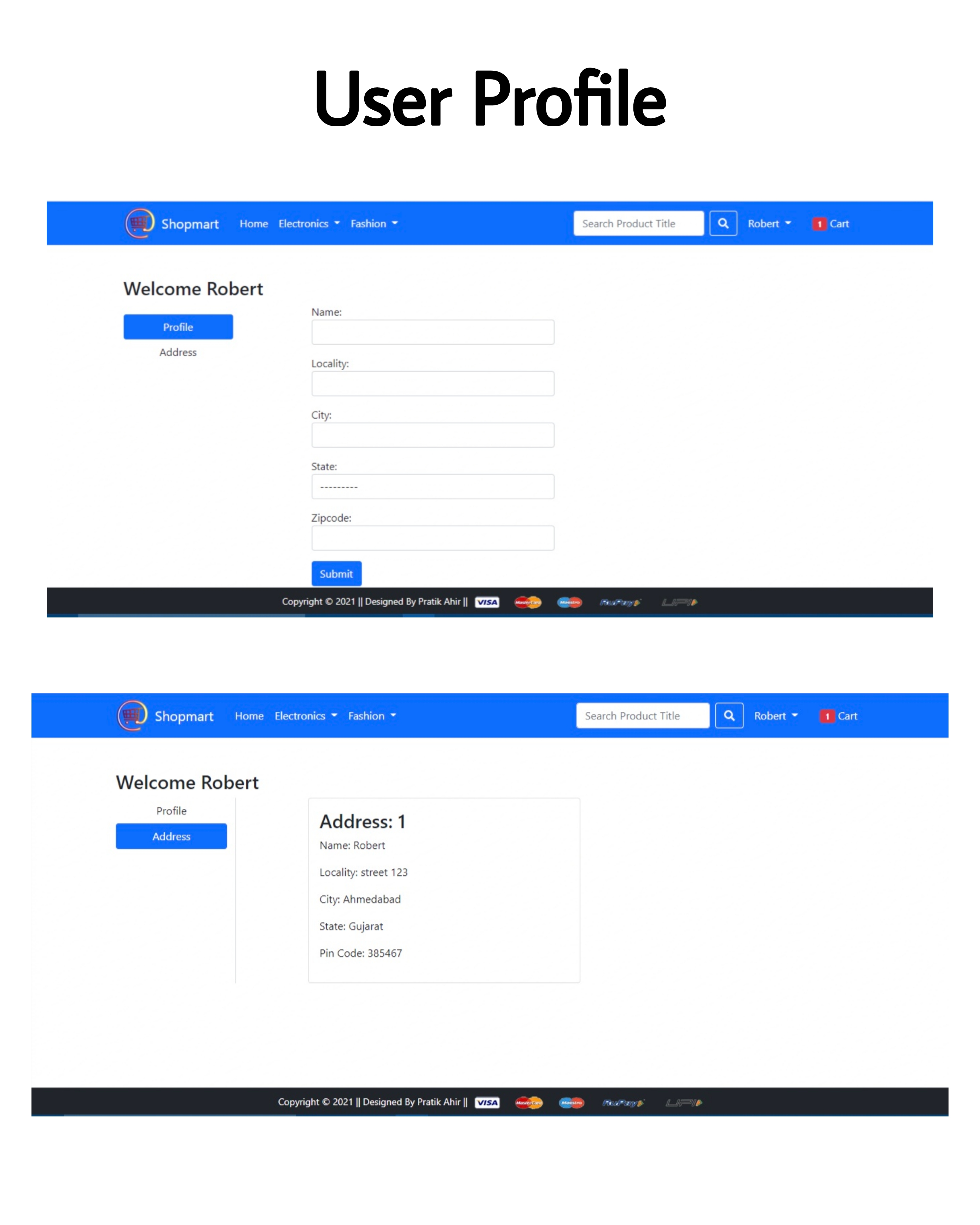 GitHub - heyitspratik/Shopmart: Groomed my skills on E-commerce Web ...