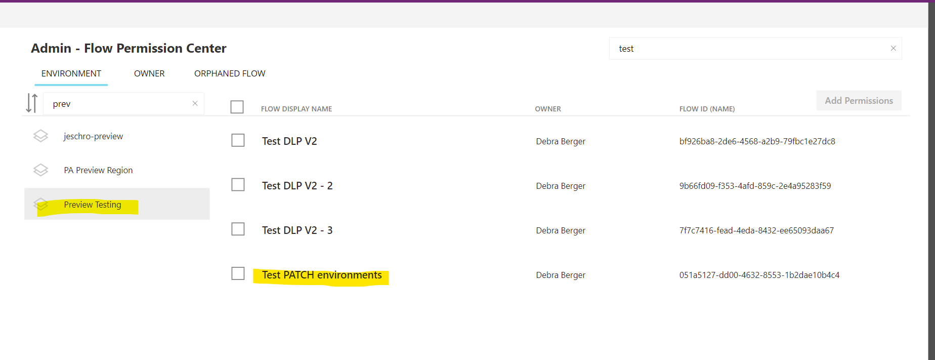 [Core] Admin | Sync Template v3 (Flows) - Did not check for owner ...