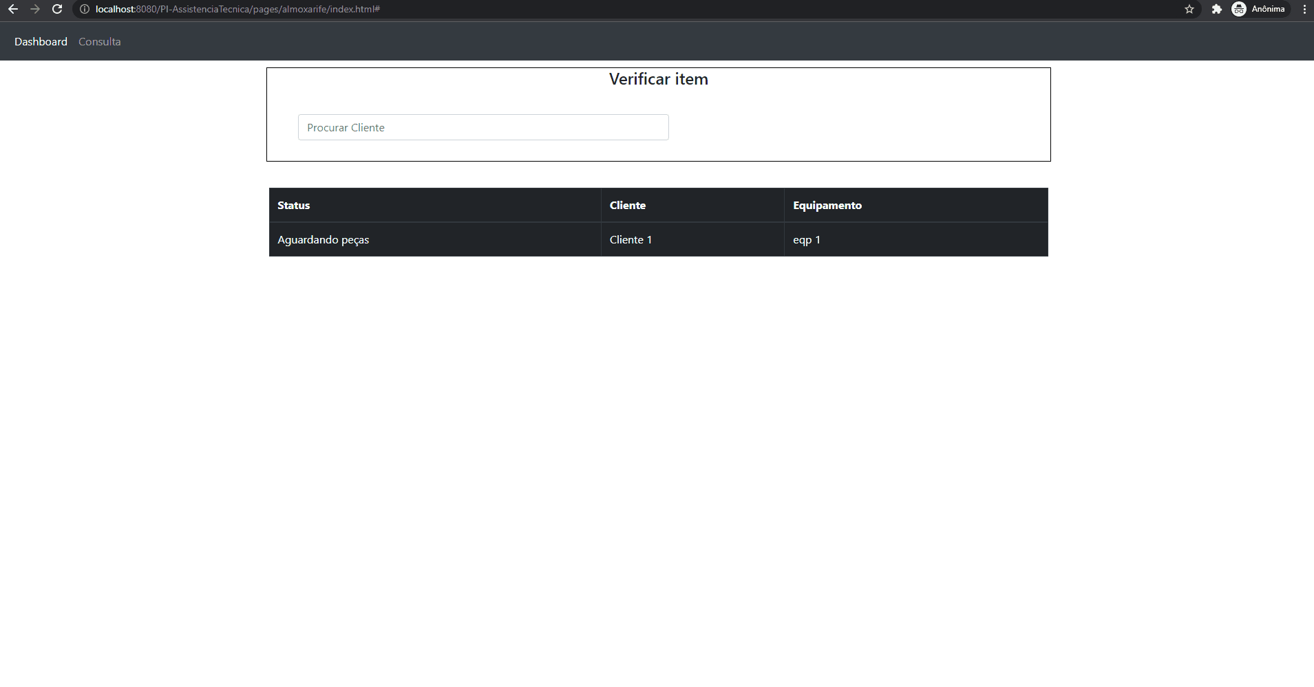 GitHub - gabrielfeliphe/AssistenciaTecnica: Projeto de uma assistência ...
