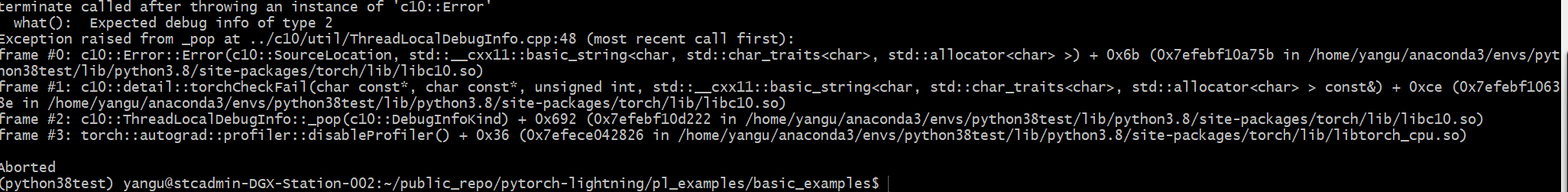 Cannot catch the error from disable_profiler · Issue #11168 · Lightning ...