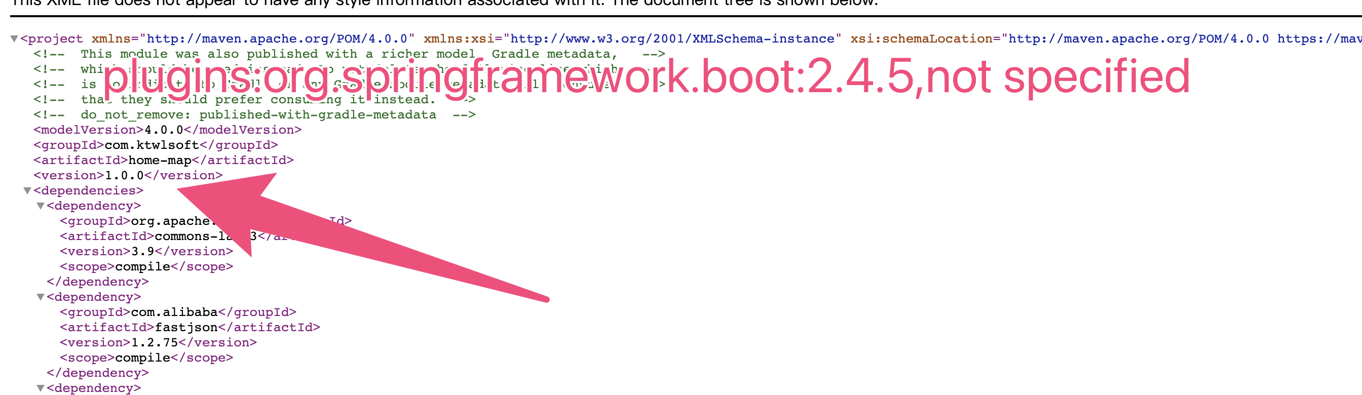 The 'maven-publish' plugin to 'org.springFramework. boot' version 2.5.5  will automatically concatenate a 'plain' string · Issue #18464 ·  gradle/gradle · GitHub