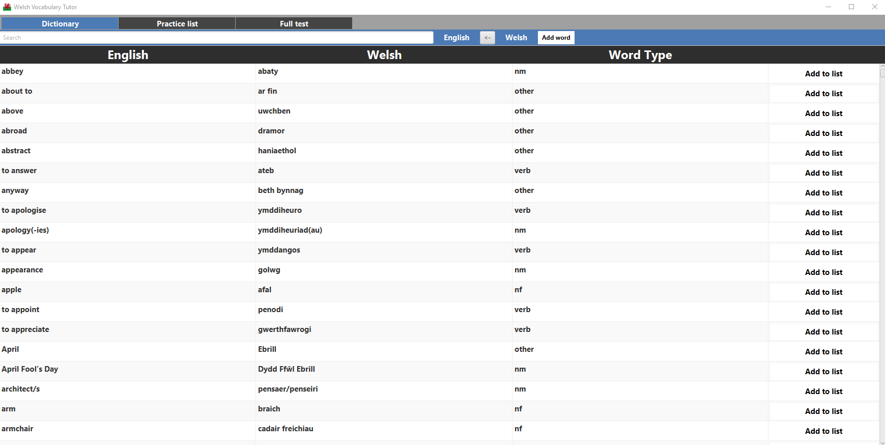 GitHub ShaneWaters125/EnglishtoWelshdictionarytranslatorjavaapp