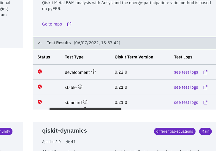 Bug: Ecosystem test table tooltip gets cut off · Issue #2715 · Qiskit ...